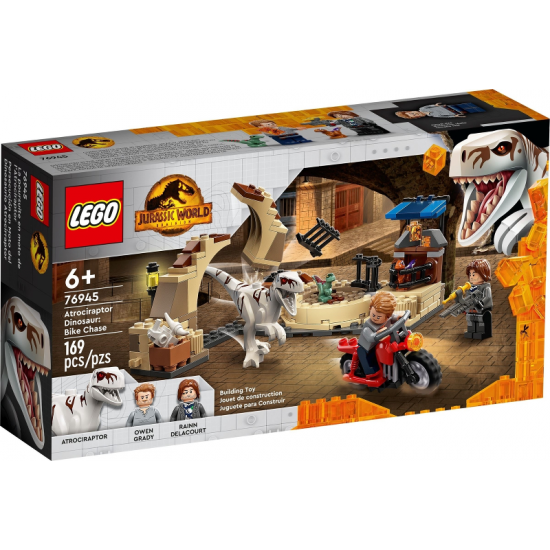 LEGO JURASSIC WORLD La poursuite en moto de l’Atrociraptor 2022